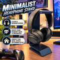 3D Printed Headphone Stand | Minimalist Modern Headset Holder, Desk Organizer (Custom Colors)