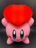 3D Printed Kirby Heart Figurine - Valentine's Gift