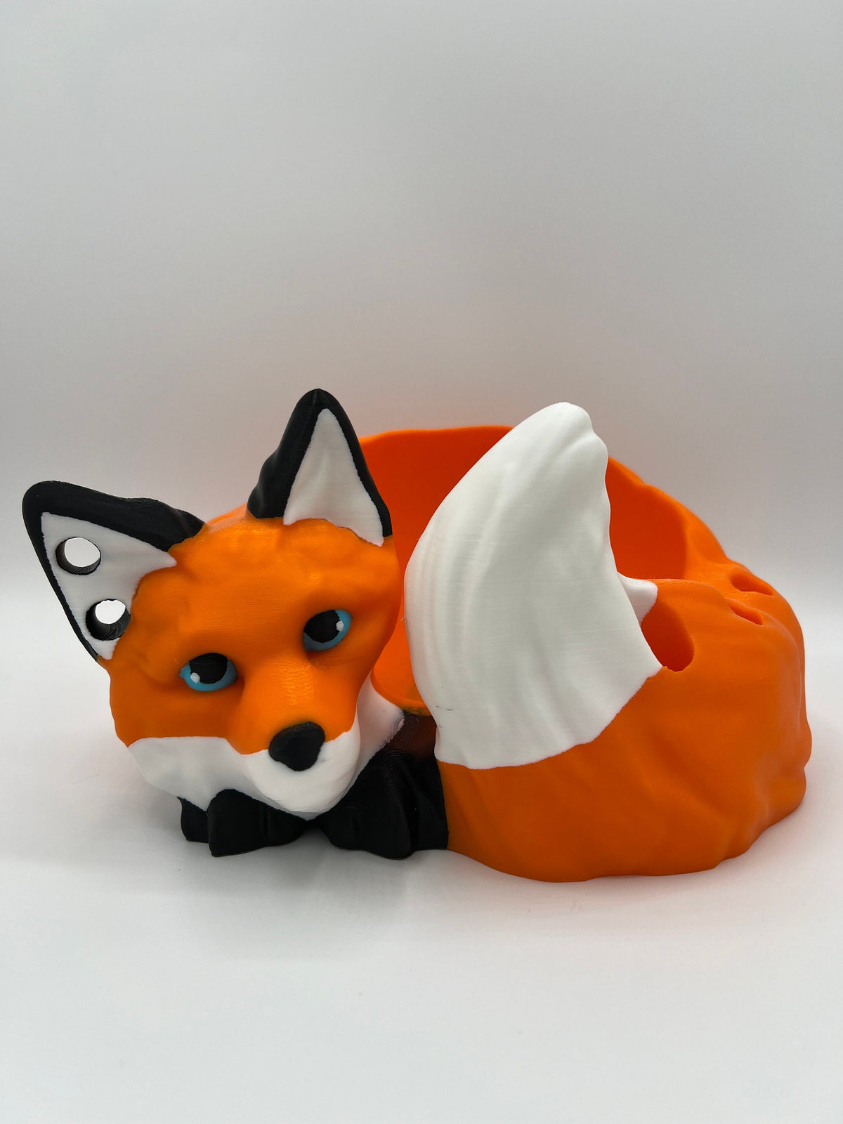 3D Printed Fox Yarn Bowl: Crochet & Knitting Accessory Organizer