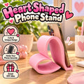 Heart Shaped Phone Stand | 3D Printed Desk Accessory, Modern Holder