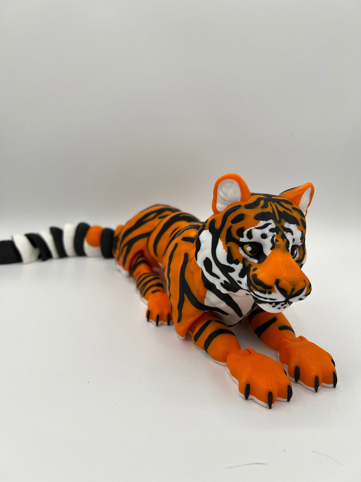 15in Flexi Articulating Tiger: 3D Printed Fidget Toy